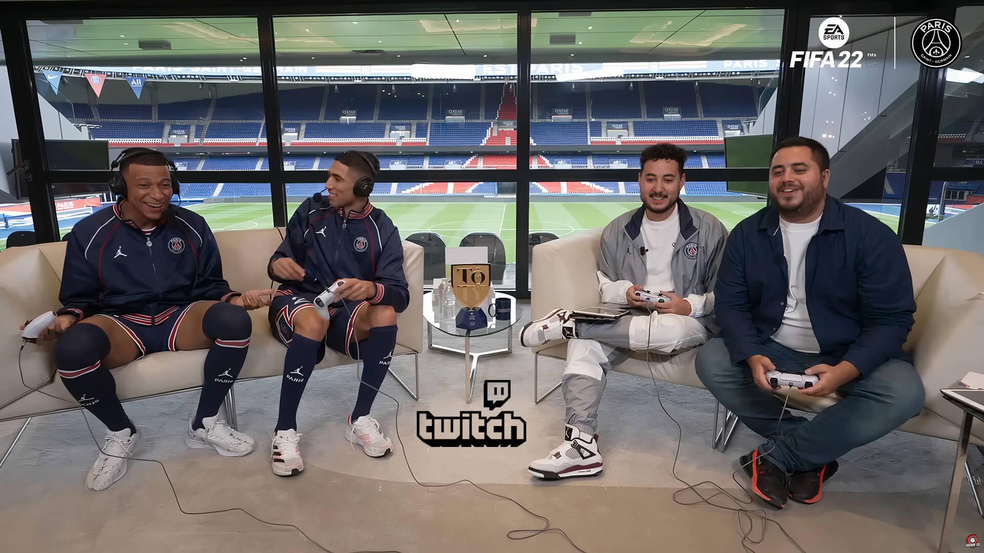 All teams and cars lined up on the starting line of the Le Mans track